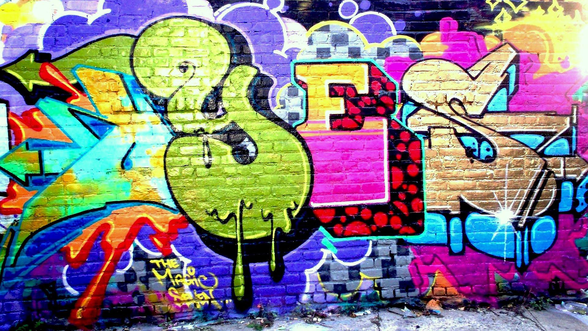 Cool Graffiti Wallpapers - Cool Colourful Street Art - HD Wallpaper 