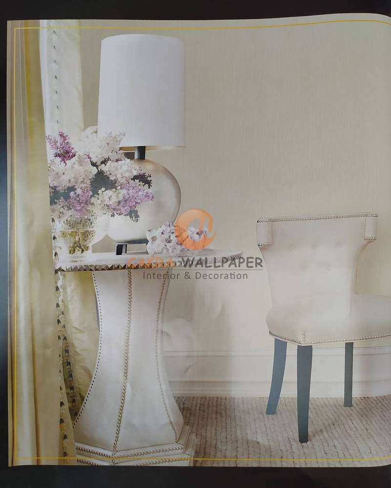 Wallpaper Dinding Premium Motif Kayu Polos Charm 6 - Chair - HD Wallpaper 