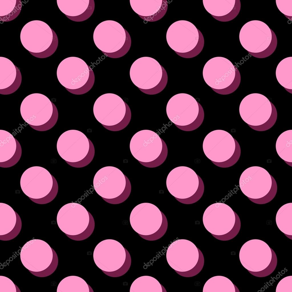 Pink And Blue Polka Dots Fabrics - HD Wallpaper 