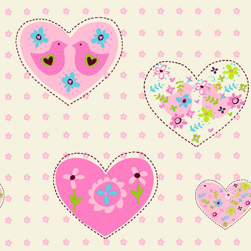 Hearts Wallpaper Kids - HD Wallpaper 