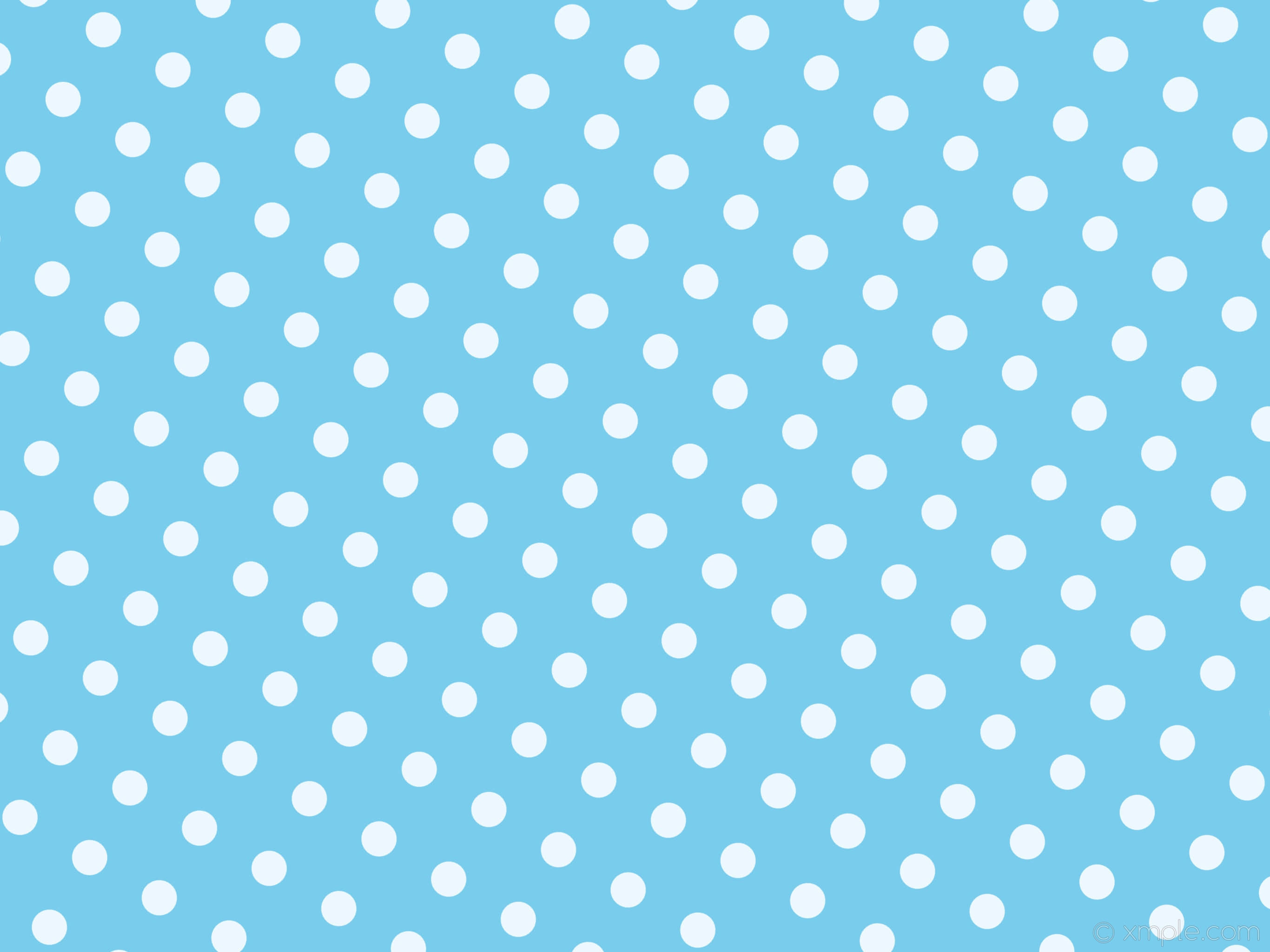 Free White & Blue Polka Dots Background - Polka Dot - HD Wallpaper 