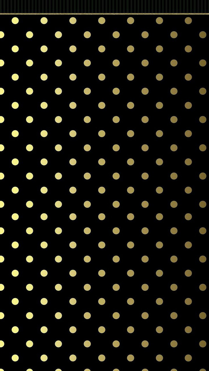 Black, Dots, And Polka Dots Image - Hojas Decoradas De Negro Con Dorado - HD Wallpaper 