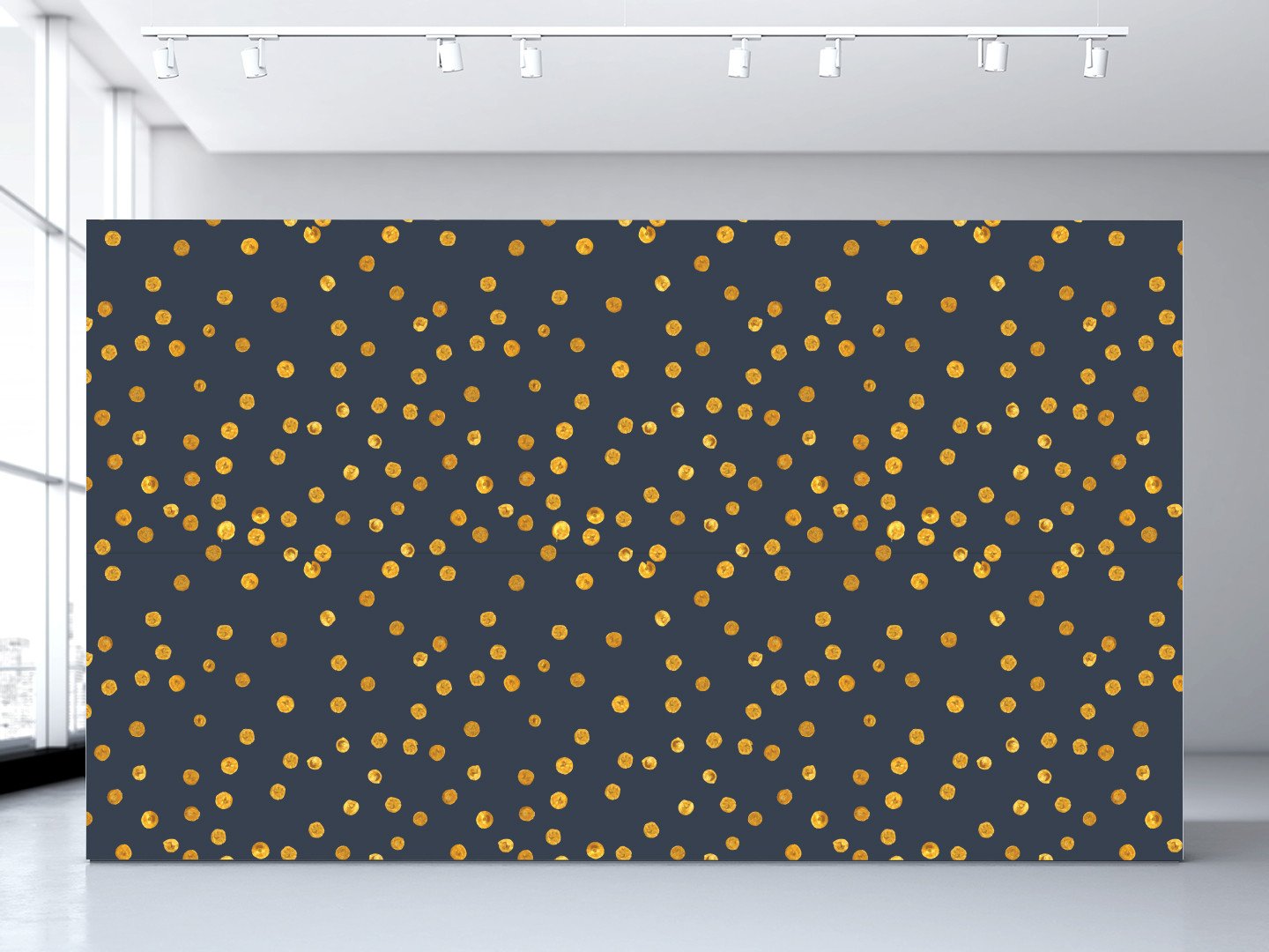 Gold Dot Wallpaper - Reclaimed Wood Wall - HD Wallpaper 