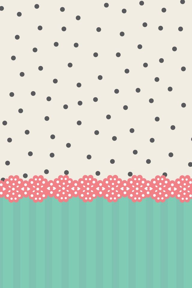 Cute Polka Dot Wallpaper Iphone Wallpaper Polka Dot 640x960 Wallpaper Teahub Io