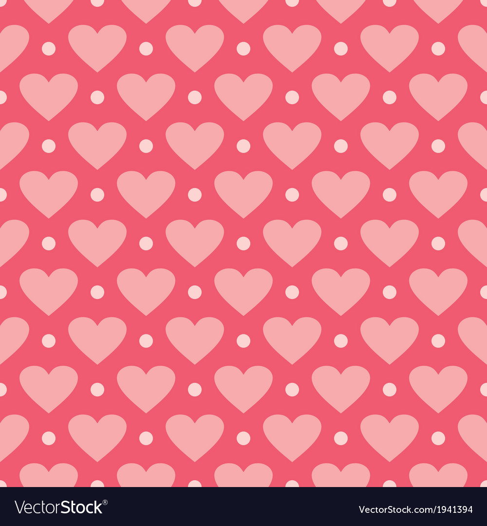 Pink Background With Hearts - HD Wallpaper 
