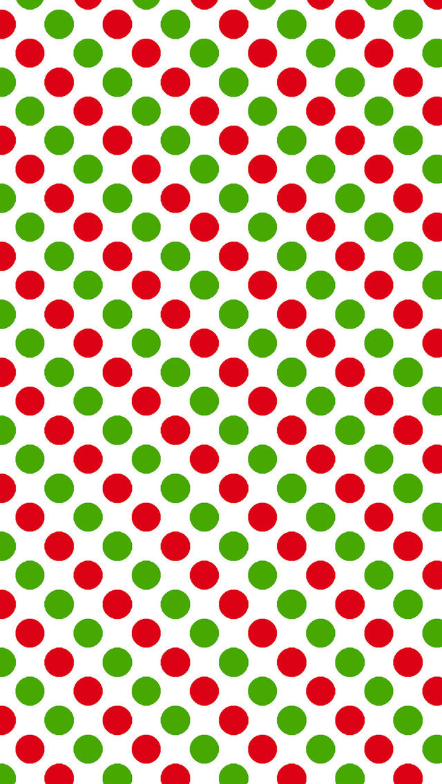 Polka Dots Christmas Wallpaper - Christmas Polka Dot Iphone - HD Wallpaper 