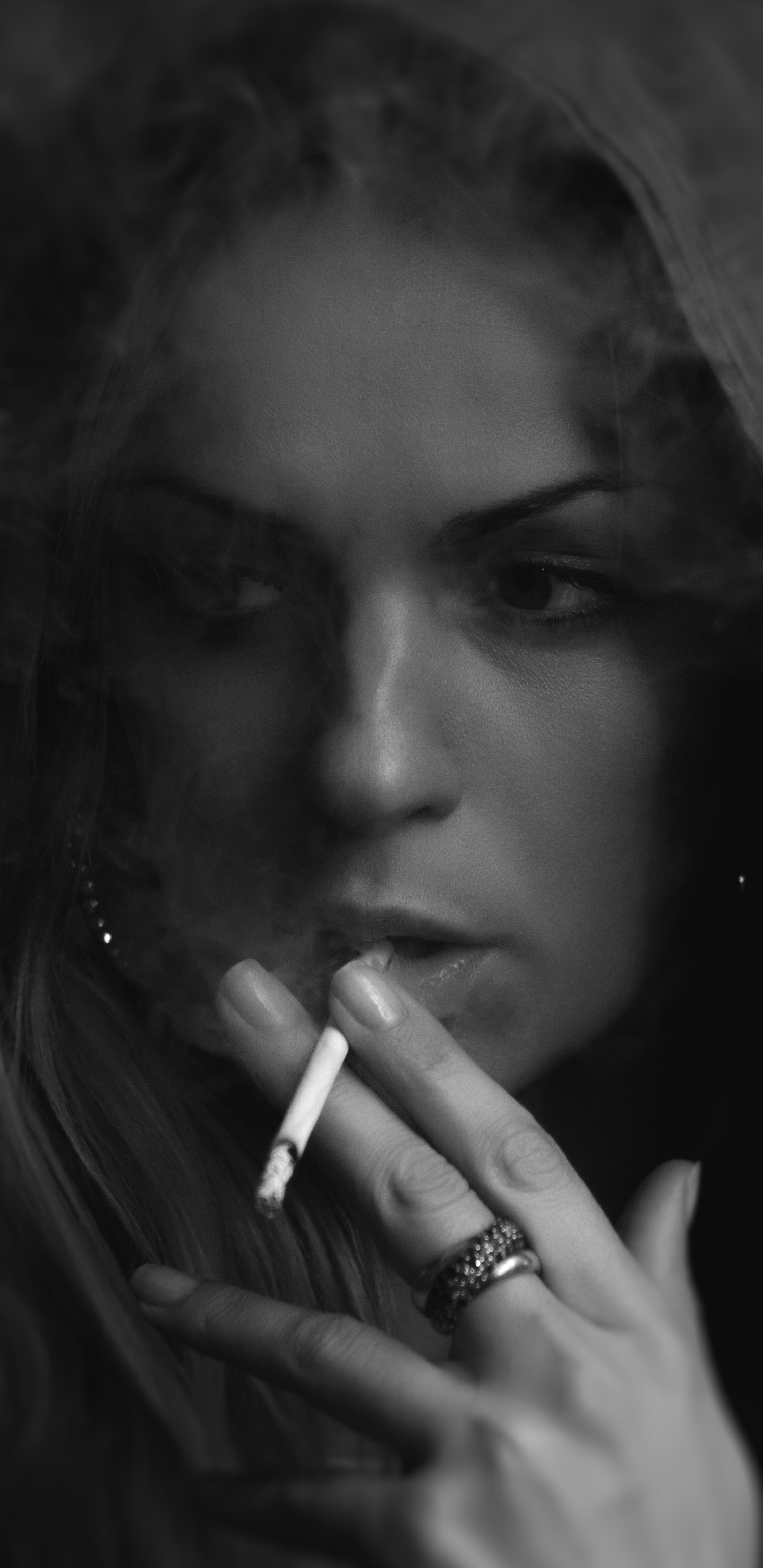 Galaxy Face Of Girl - HD Wallpaper 