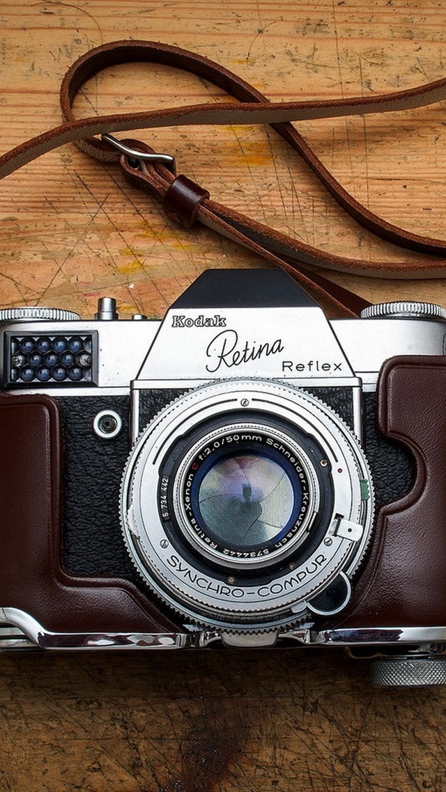 Iphone Wallpaper Kodak Retina Reflex, Classic Camera - Camera - HD Wallpaper 