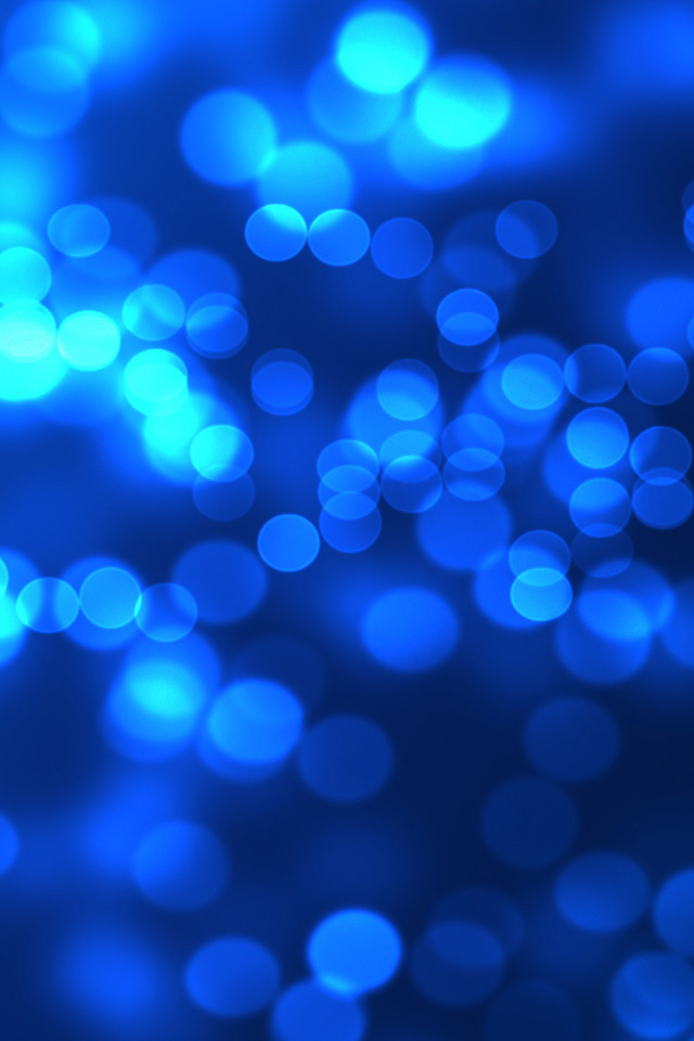 Blue Bokeh Wallpaper - Bokeh Iphone Wallpaper Hd - HD Wallpaper 