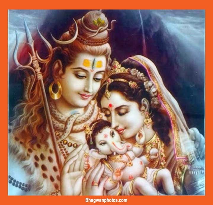 Lord Shiva Photos To Download, Bholenath Images - Shivji Parvati And Ganesh  - 719x692 Wallpaper 