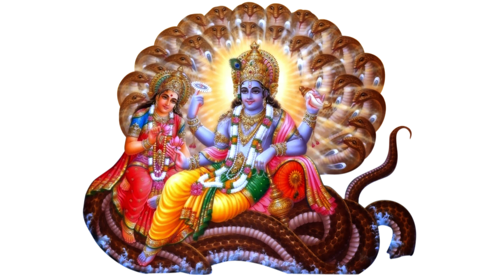 Gods Cliparts And Images - Lord Vishnu Images Png - HD Wallpaper 