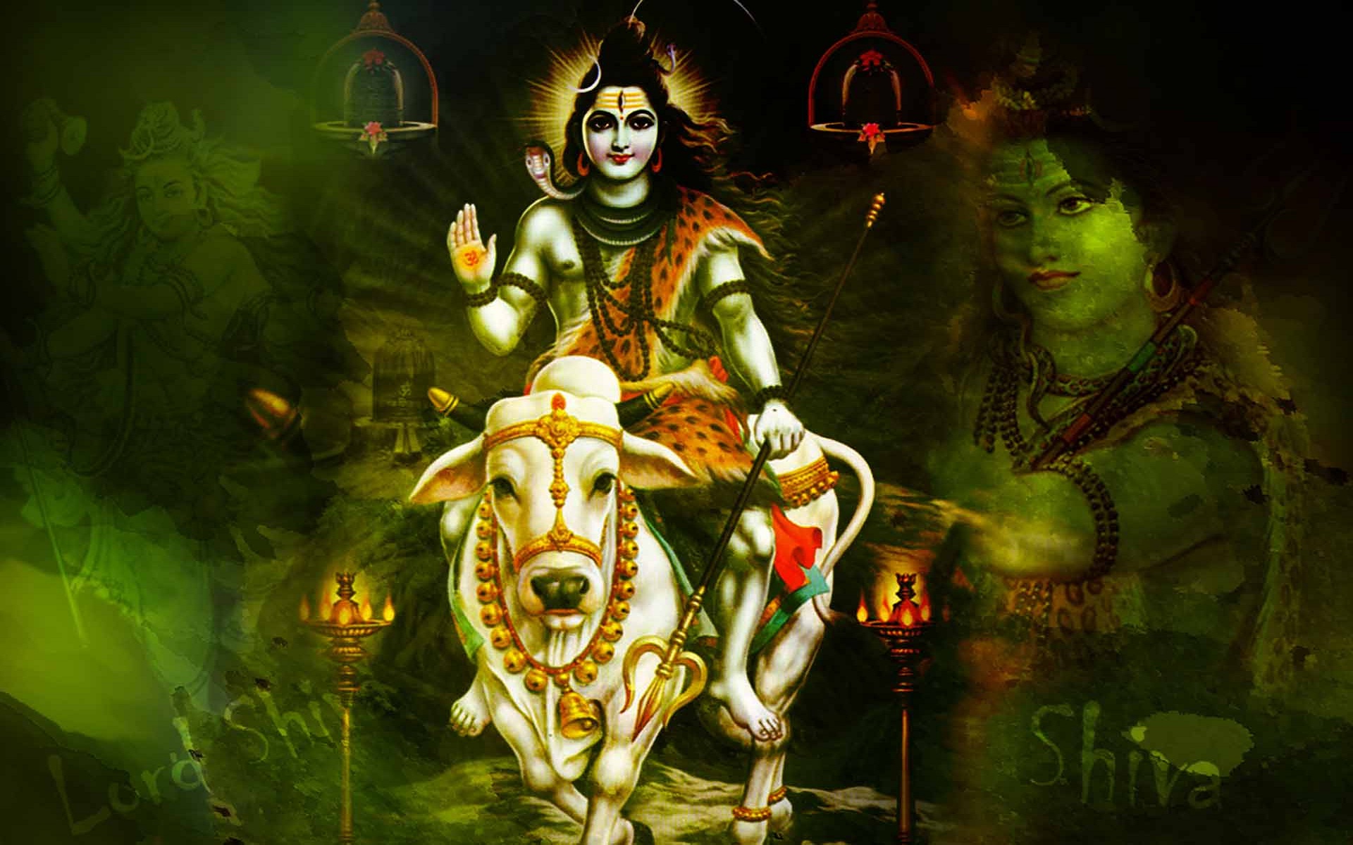 Happy Shravan Mas Wishes Latest Shivji Wallpapers Free - Lord Shiva On Nandi - HD Wallpaper 