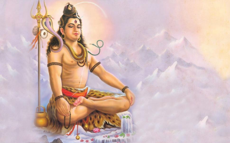 Lord Shiva Meditation Wallpaper,lord Hd Wallpaper,shiva - Shiva Meditating Wallpaper Hd - HD Wallpaper 