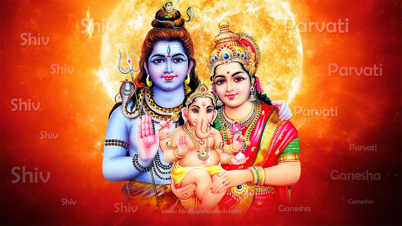 Lord Shiva Parvathi Png - HD Wallpaper 