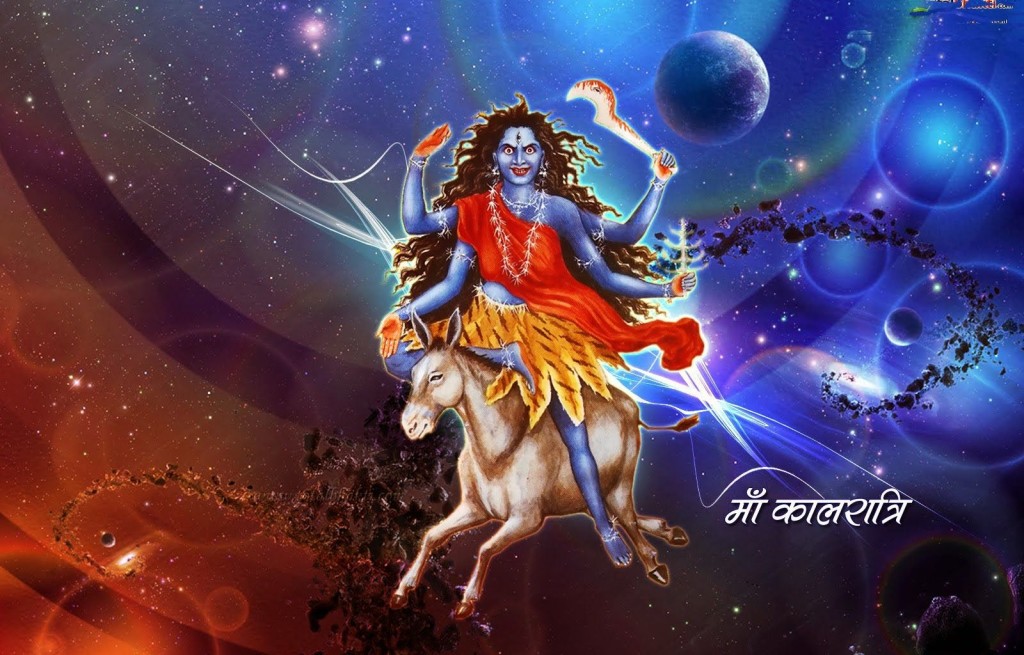 Maa Kali Picture For Navratri - Kalratri Mata Images Hd - 1024x655 Wallpaper  