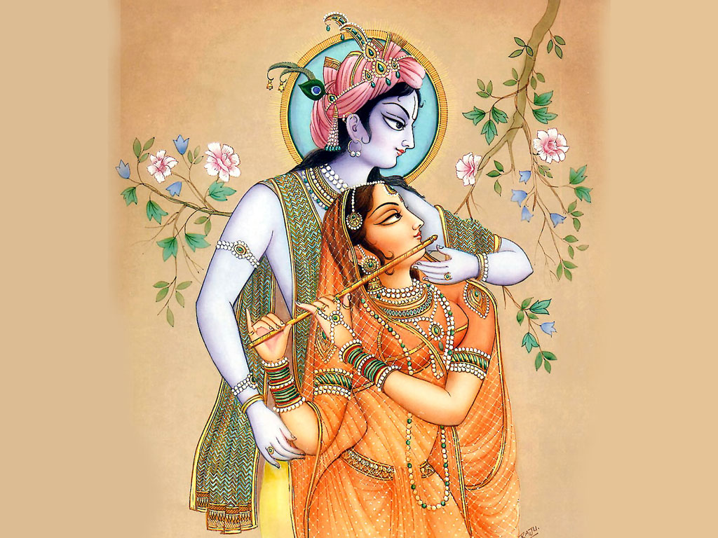 746 Radha Krishna Wallpaper 023 - Good Morning Wishes Radha Krishna - HD Wallpaper 