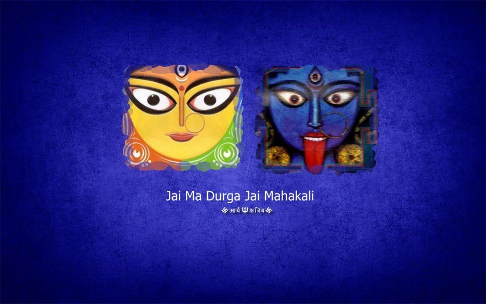 Jai Ma Durga Jai Mahakali Wallpaper,chinnamasta Hd - Mahakali Face Wallpaper Hd - HD Wallpaper 