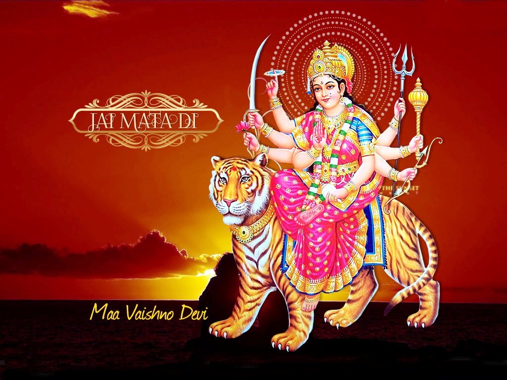 Maa Kali Wallpaper Hd Full Size - Mata Vaishno - HD Wallpaper 