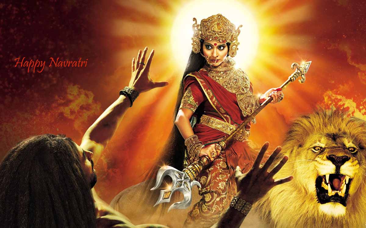 Kali Maa Wallpapers And Backgrounds - Maa Kali Navratri - HD Wallpaper 