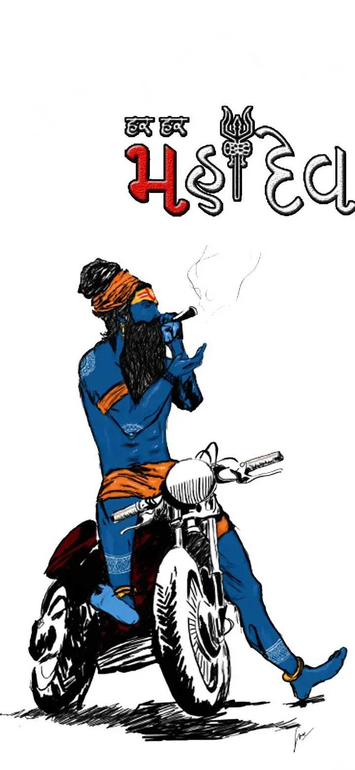 Jai Bhola - Hetea - Sharechat - Har Har Mahadev Bike Sticker - HD Wallpaper 