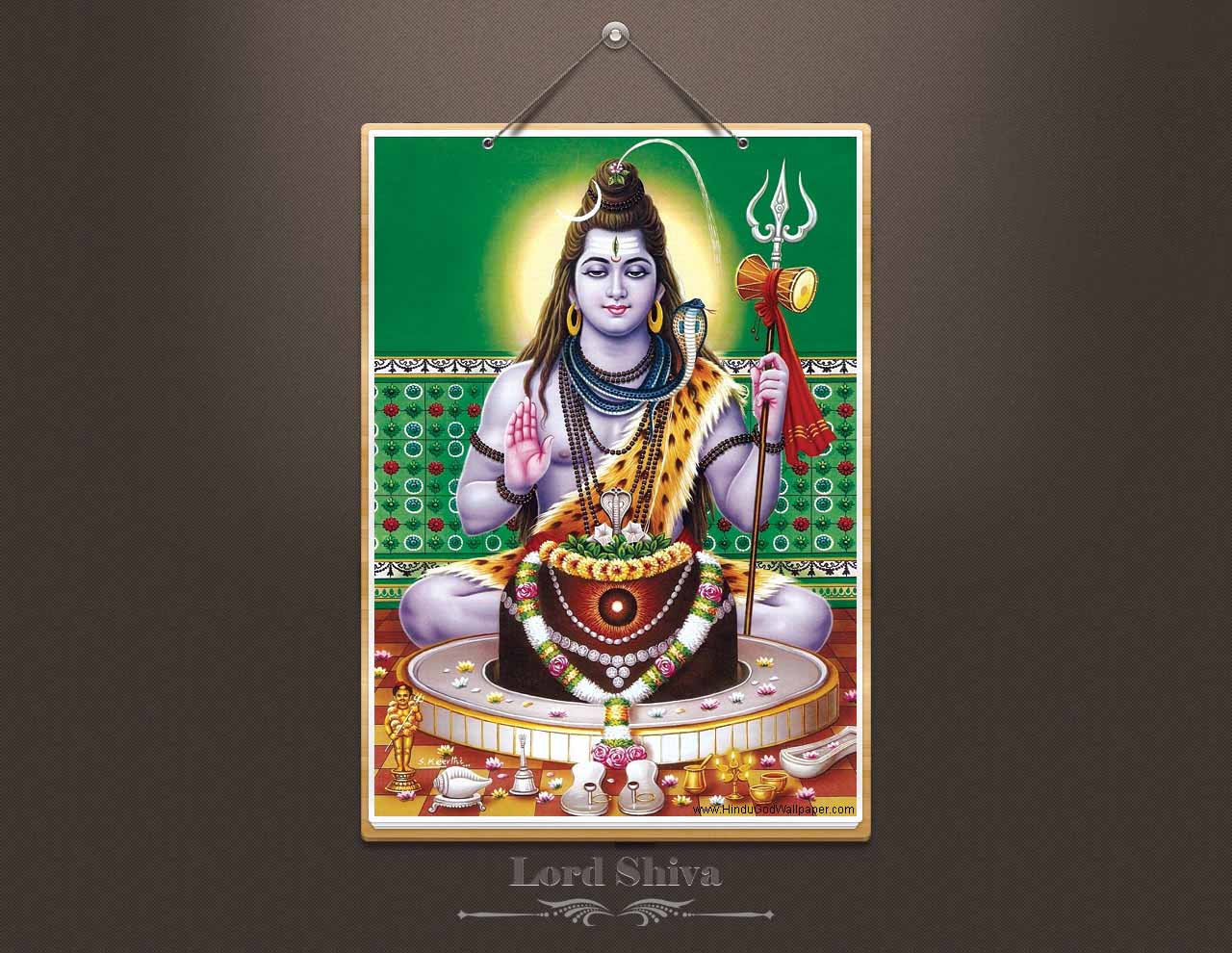 Mahadev Full Hd Desktop Wallpaper - Lord Shiva With Shivling - HD Wallpaper 