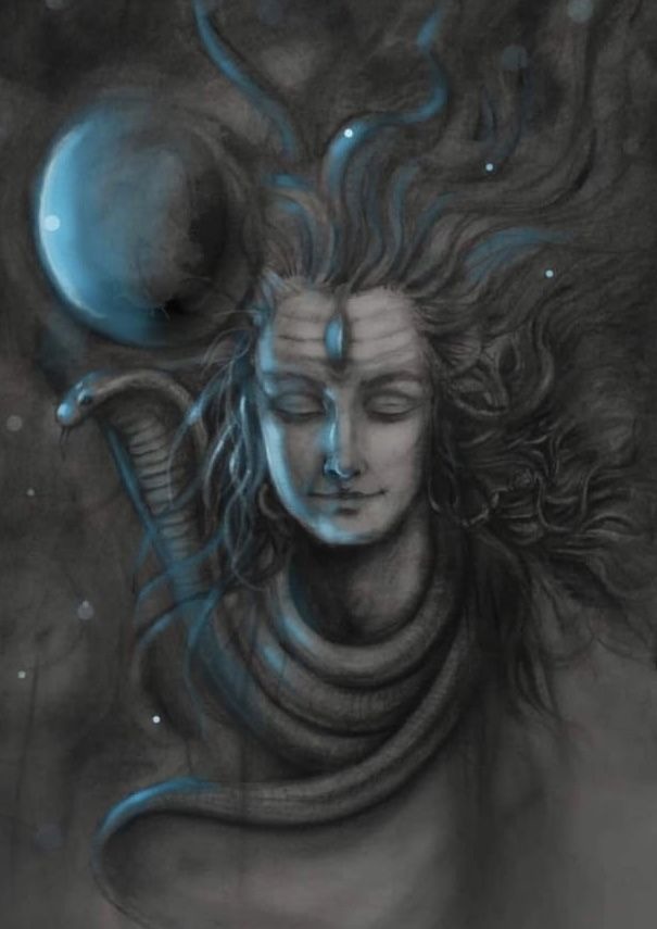 Angry Lord Shiva - 605x855 Wallpaper 
