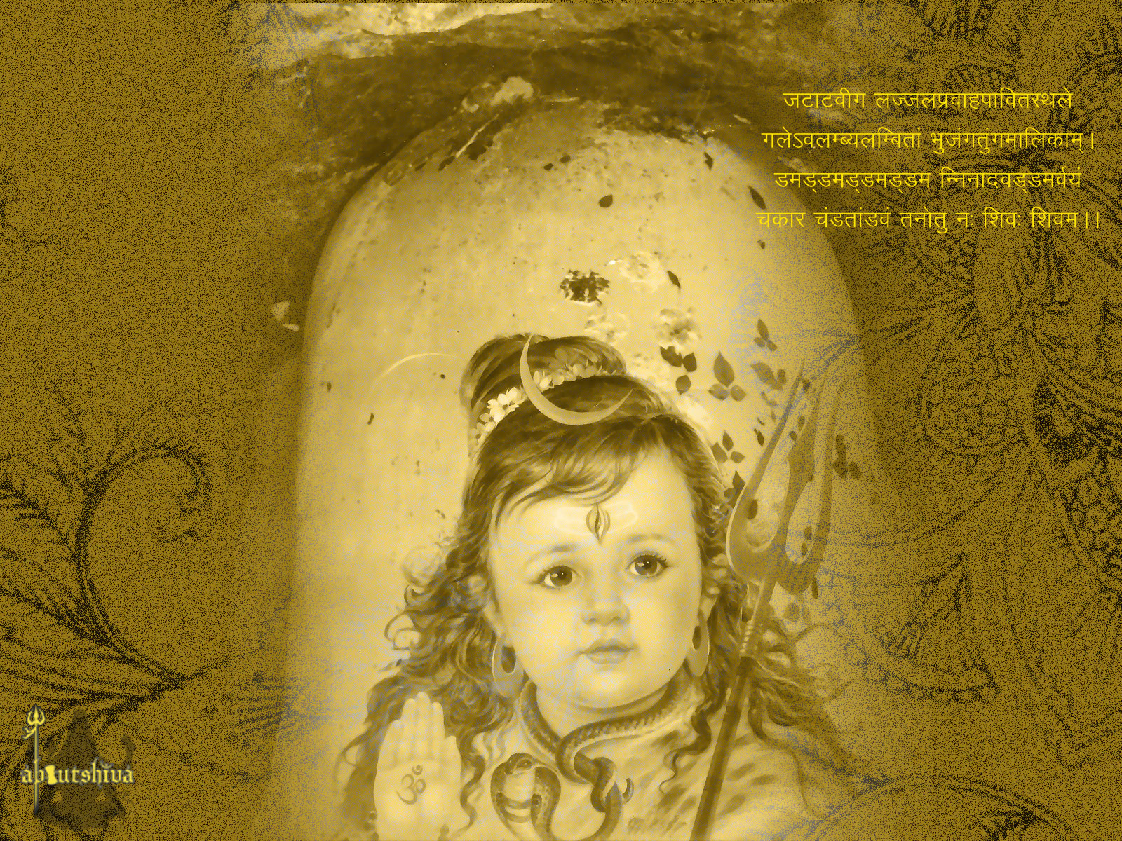 Lord Shiva Wallpaper - Baby Lord Shiva - 1600x1200 Wallpaper 