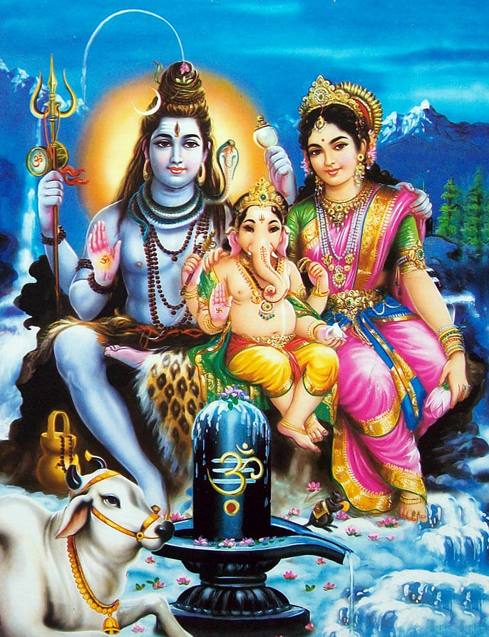 Shiv Parivar Wallpaper Wp5801953 - Shiva - HD Wallpaper 