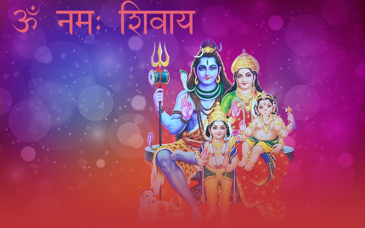 Ganesh Ji Ki Mummy Papa - HD Wallpaper 