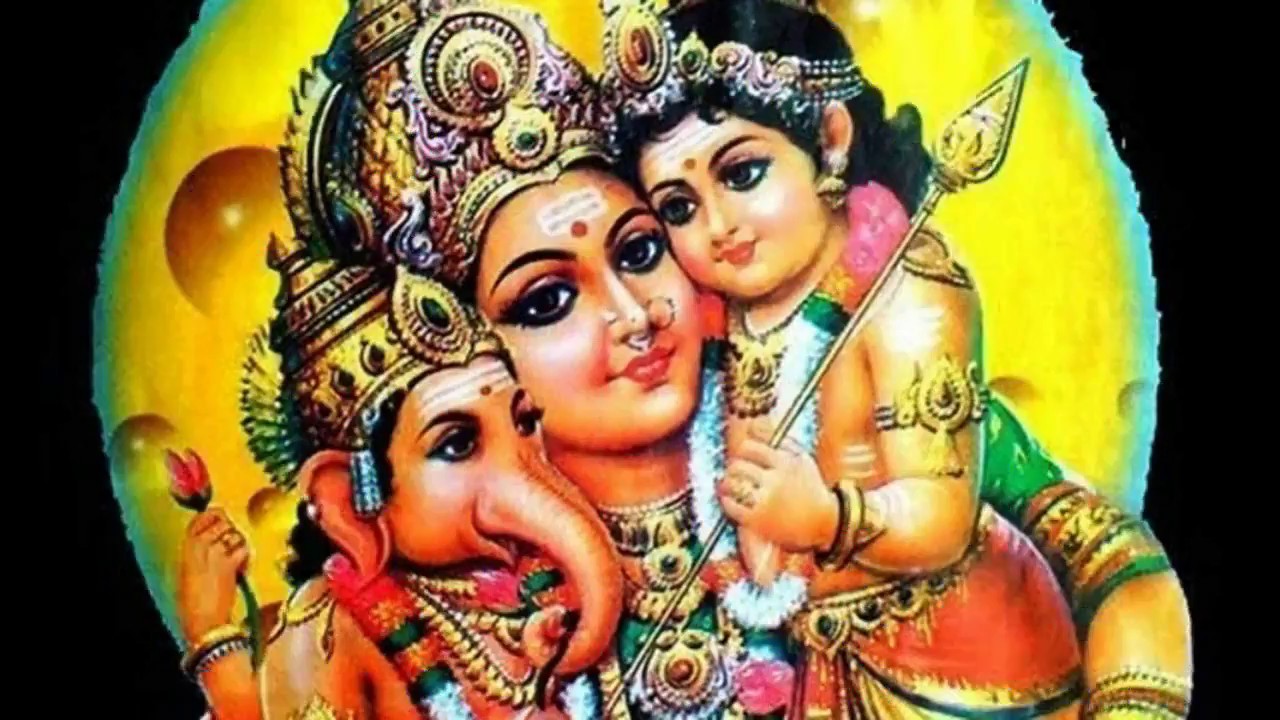 Maa Parvati With Ganesh - 1280x720 Wallpaper 