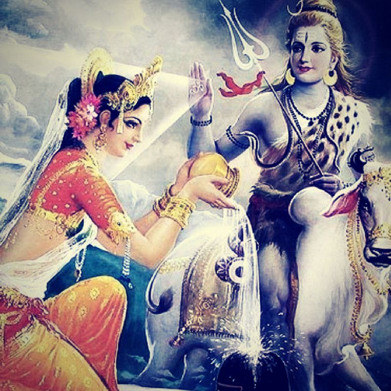 Lord Shiva Full Hd Wallpapers P Free - Shiva Parvati - 800x800 Wallpaper -  
