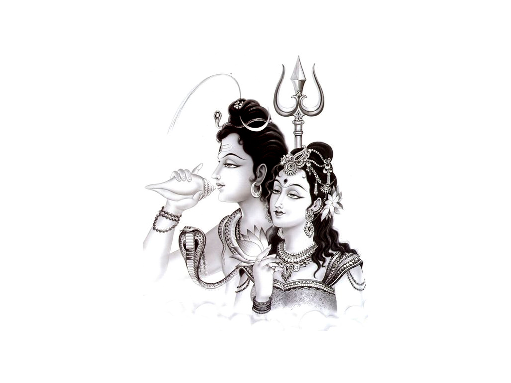 Shiva Parvati Tattoo - HD Wallpaper 