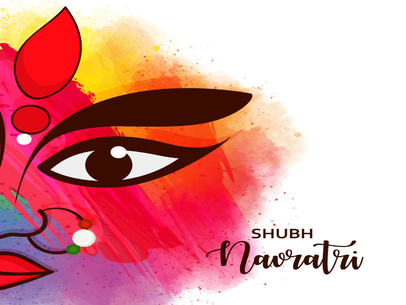 Most Beautiful Navratri Wallpapers Hd - Beautiful Artistic Durga Maa - HD Wallpaper 