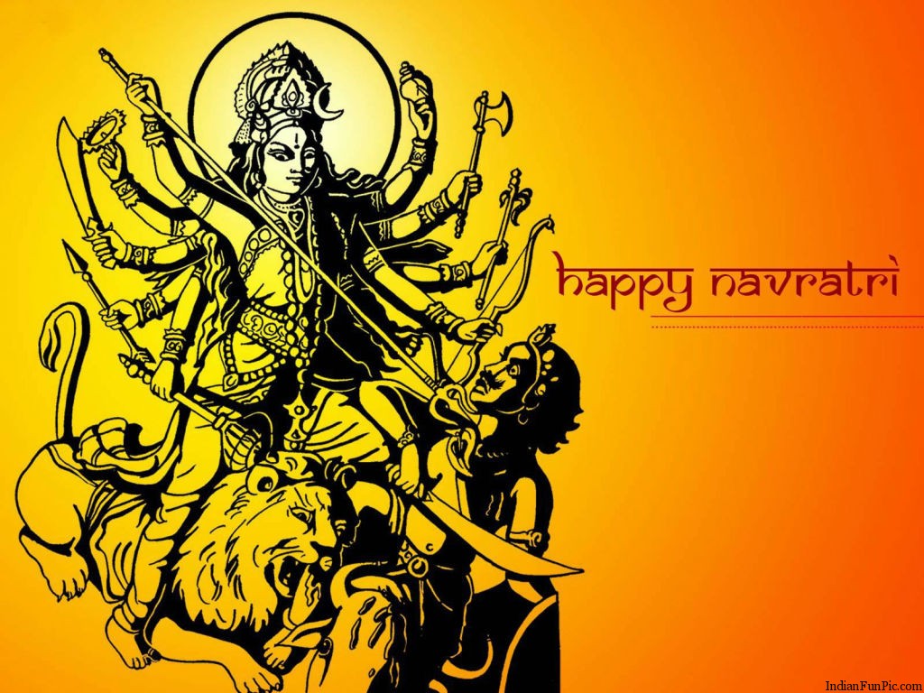 Navratri Images For Whatsapp - Navratri Background - HD Wallpaper 