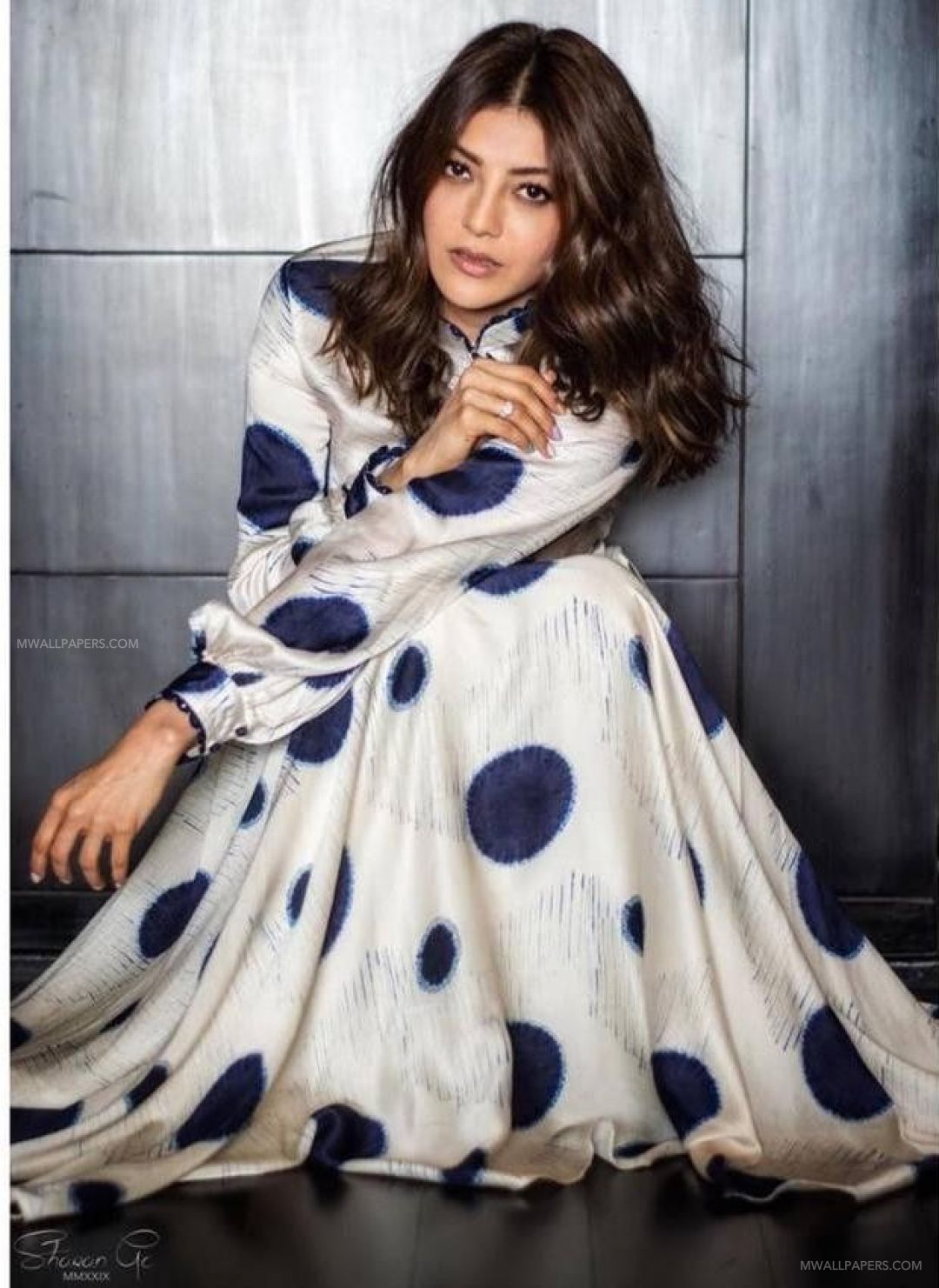 Kajal Agarwals Latest Cute Hd Photos Hd Wallpapers - Kajal Agarwal Casual Dress - HD Wallpaper 