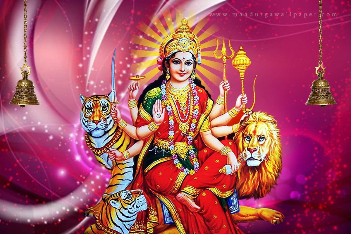 Maa Durga Image Navratri - HD Wallpaper 