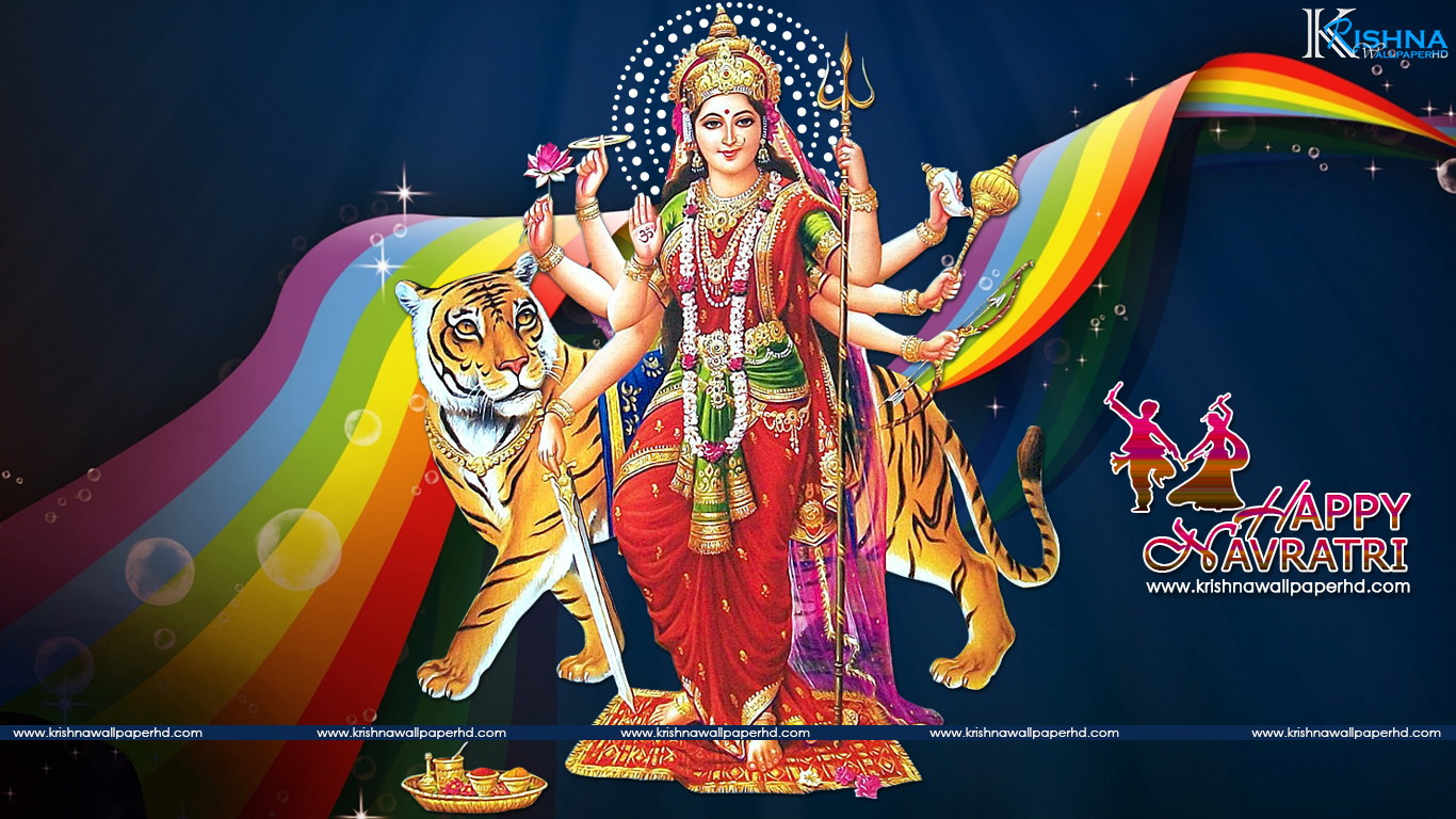Full Hd Whatsapp Happy Navratri - HD Wallpaper 
