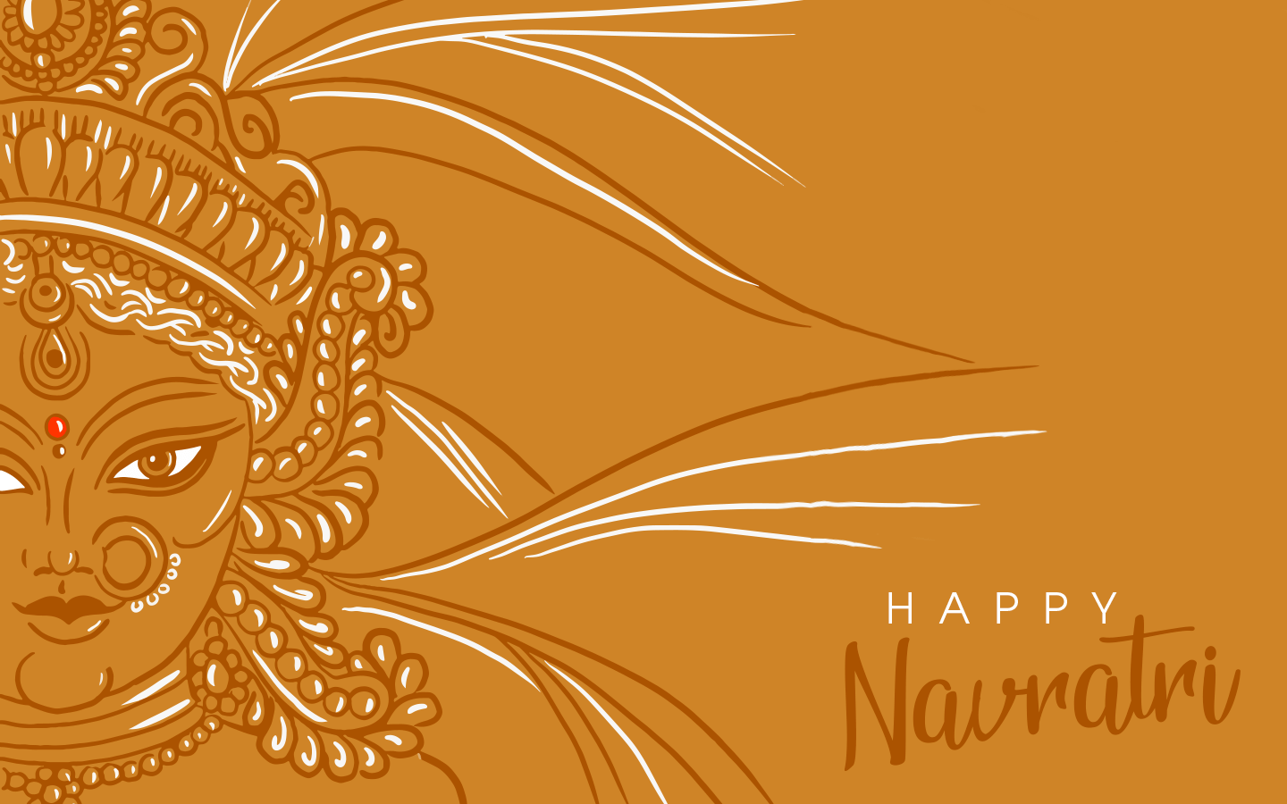 Happy Navratri Wishes - May This Dussehra Burn All Your Worries - HD Wallpaper 