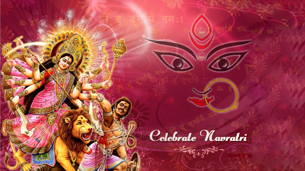 Maa Durga Image Navratri Full Hd - 1024x576 Wallpaper 