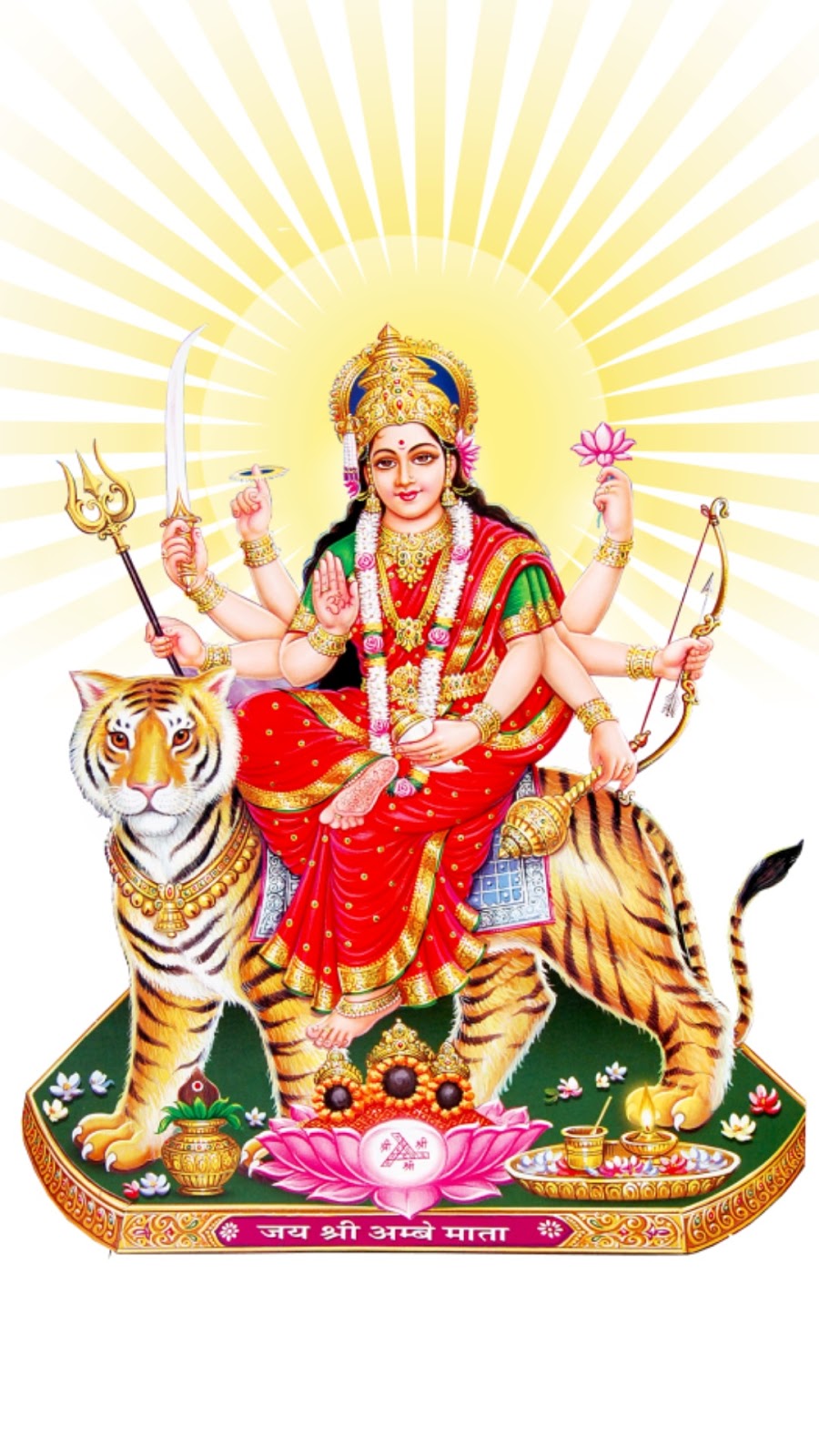 माँ दुर्गा' मोबाइल वॉलपेपर Hd Maa Durga Wallpaper - Durga Maa White  Background - 900x1600 Wallpaper 