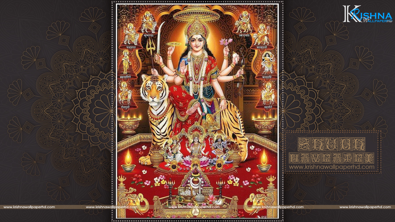 Mata Rani Nav Durga - 1366x768 Wallpaper Mata Rani Nav Durga - 1366x768 Wallpaper