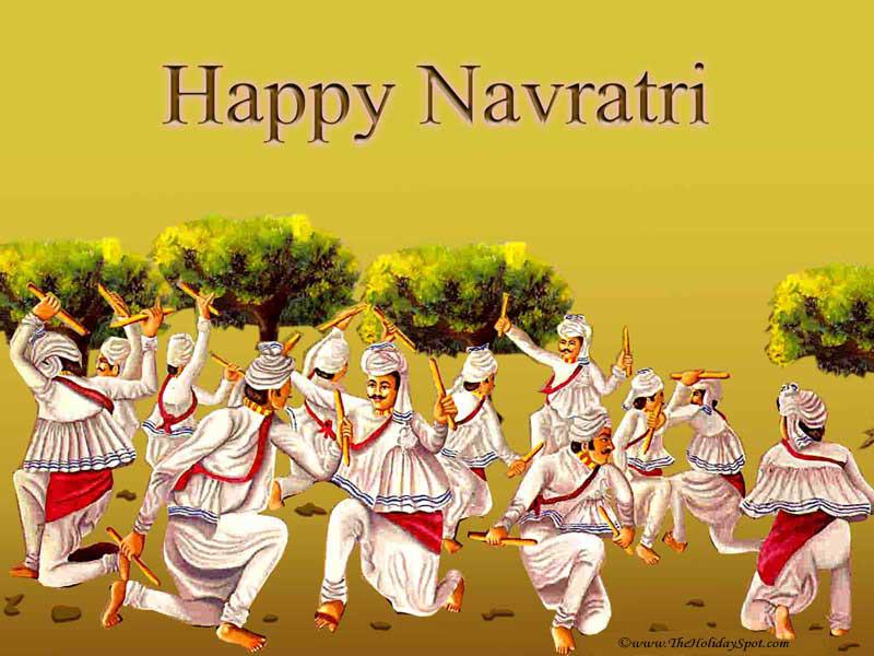 Happy Navaratri - Gujarati Culture - HD Wallpaper 