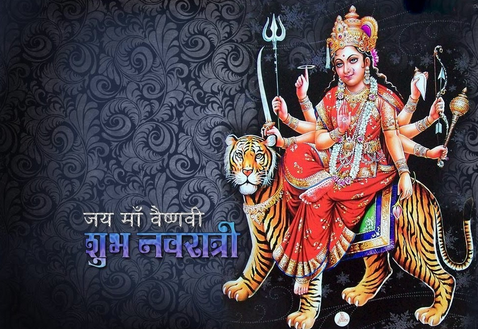 Happy Navratri Durga Maa Mata Devi Wishes Animated - Navratri Photo Editing  Background - 930x640 Wallpaper 