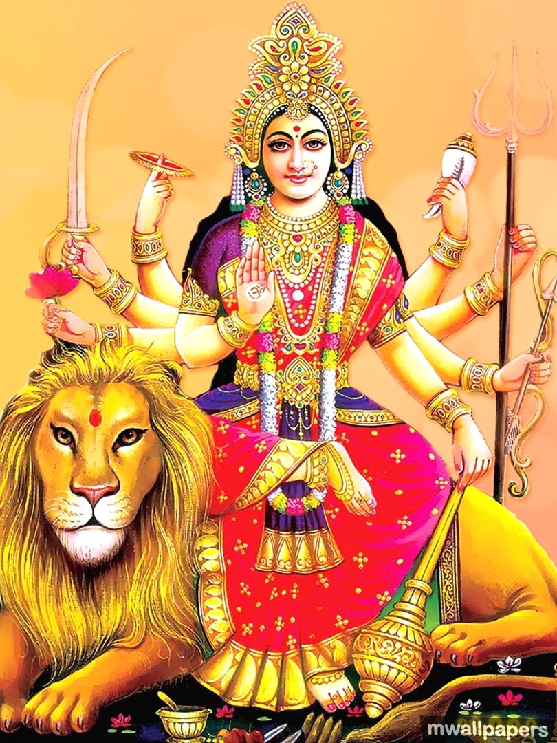 Maa Durga Devi Hd Photos & Wallpapers Title Maa Durga - Navami Durga Puja  2019 - 810x1080 Wallpaper 