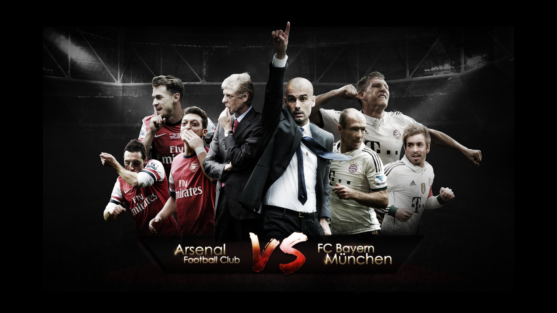 Arsenal Vs Bayern München - Football Hd Bayern Munchen - HD Wallpaper 
