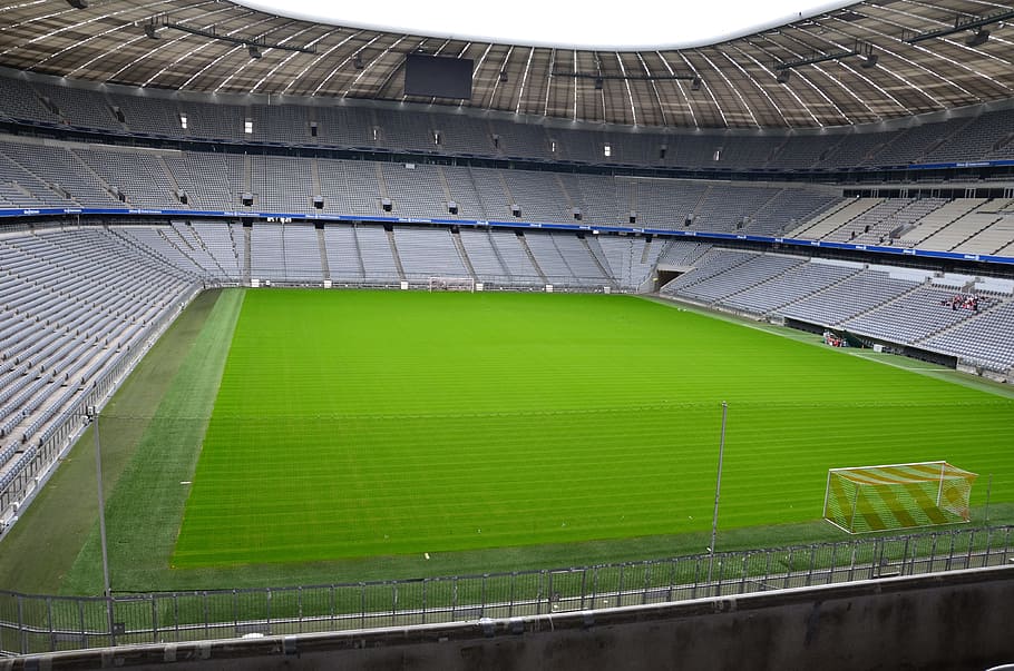 Photo Of Soccer Field, Stadium, Grandstand, Football, - HD Wallpaper 