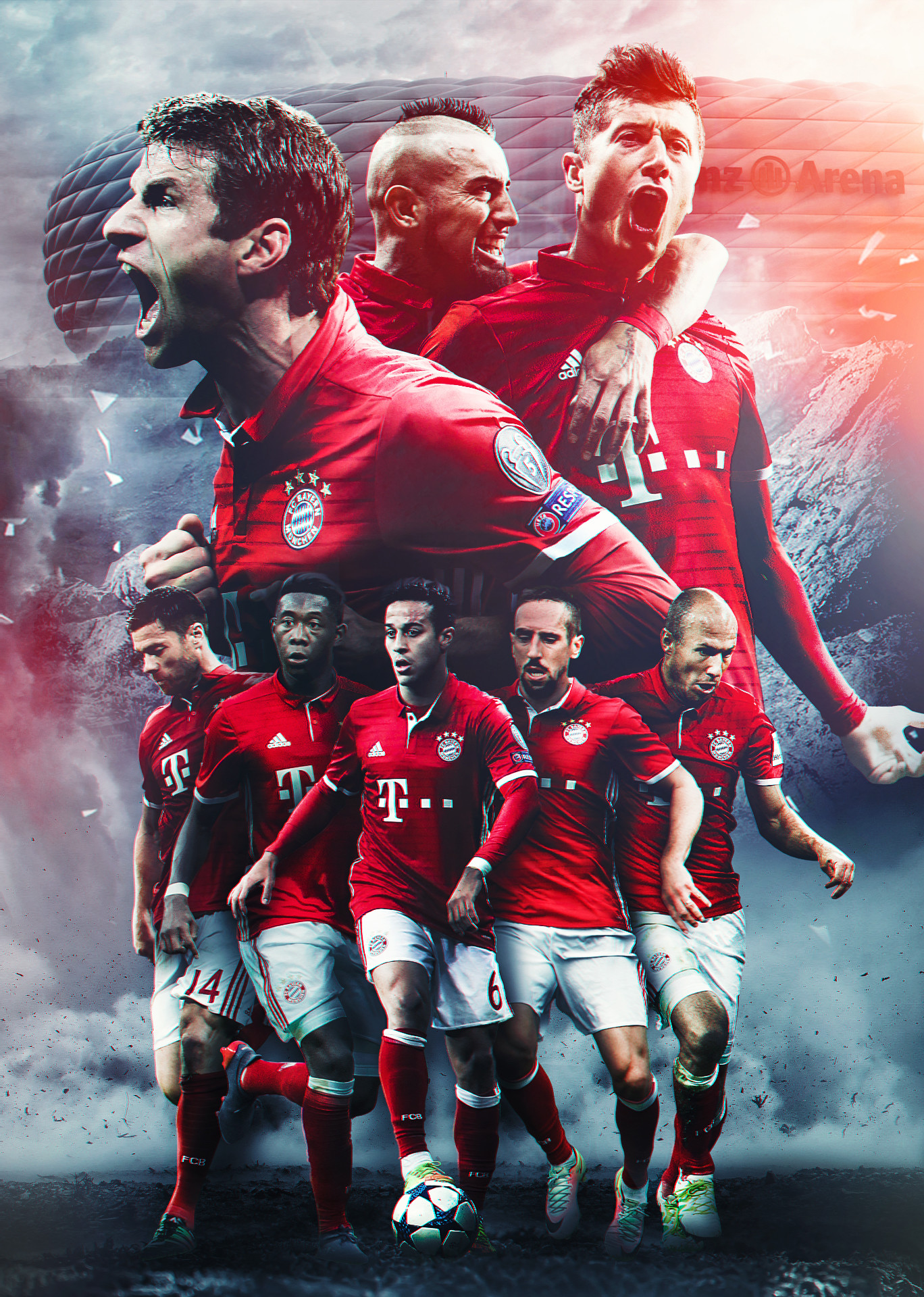 Bayern Munich Wallpapers - Fc Bayern Wallpaper 2018 - HD Wallpaper 