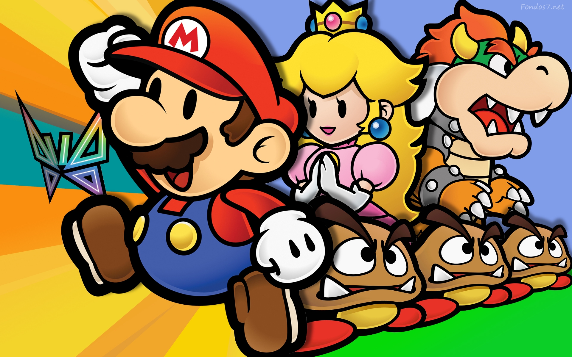 Descargar Fondos De Pantalla Super Mario Bross Hd Widescreen - Mario Bros Wallpaper Pc - HD Wallpaper 