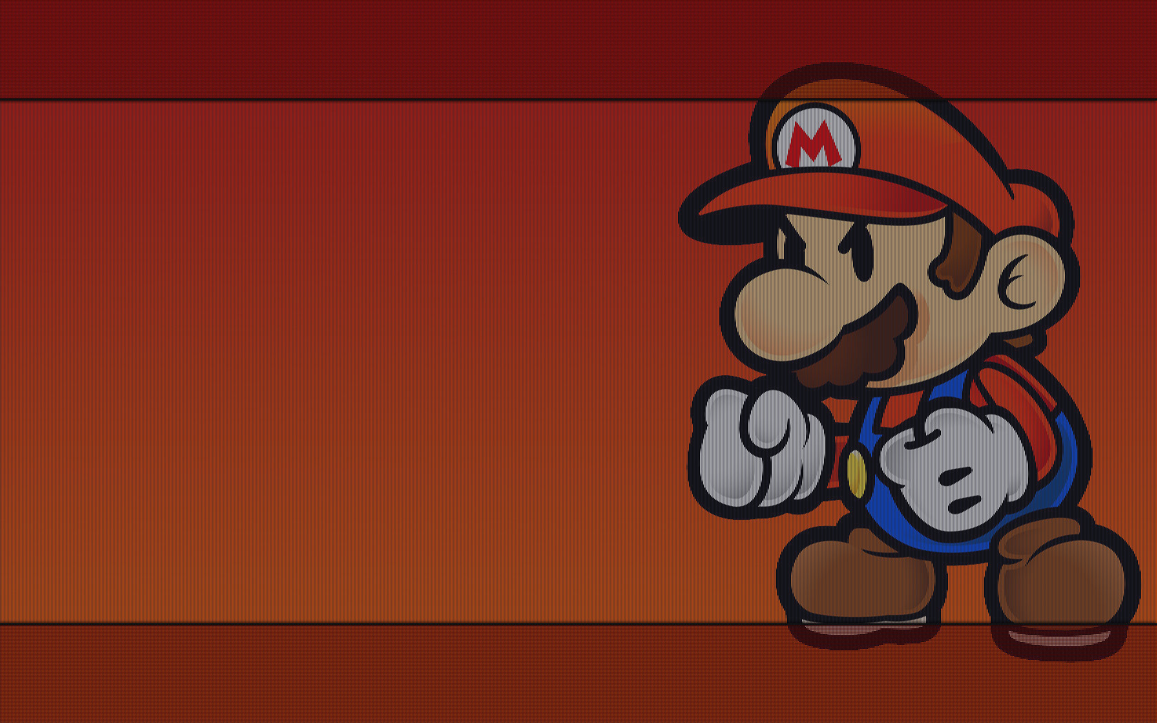 Awesome Super Mario Bros - Paper Mario The Thousand Year Door Png - HD Wallpaper 
