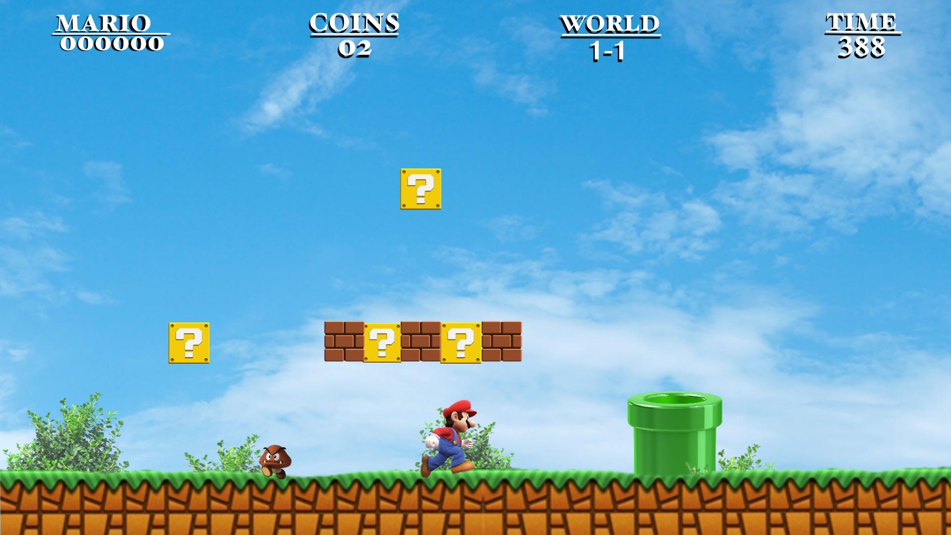 Mario 1 1 Hd - HD Wallpaper 